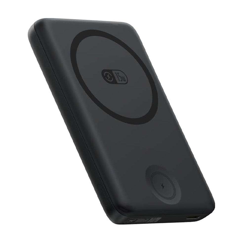 Batteria Esterna Baseus Bank EnerFill FT11, 10000mAh, 27W, PD + QI + FQI, 2 x QI - 1 x USB-C, Nera P1008210G123-00