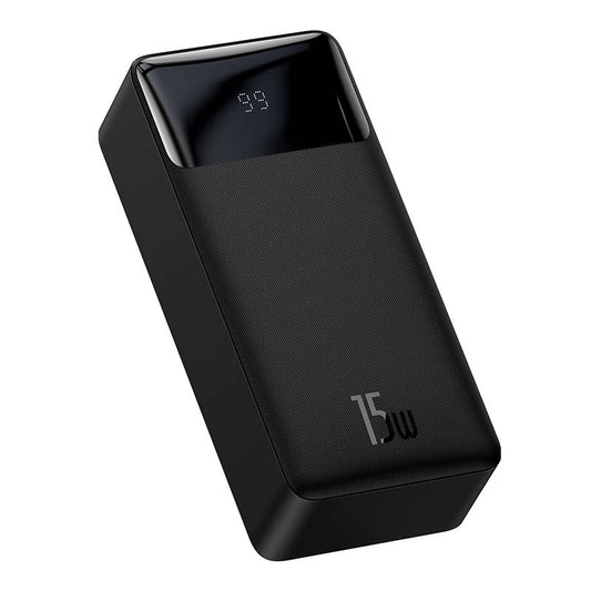 Baseus Bipow External Battery, 30000mAh, 15W, 1 x USB-C - 2 x USB-A, Black PPBD05050201