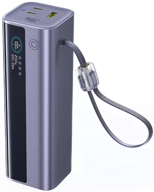Batteria Esterna Baseus EnerGeek GR11, 25000mAh, 200W, QC + PD, 1 x USB-A - 3 x USB-C, Grigio E0028Q00