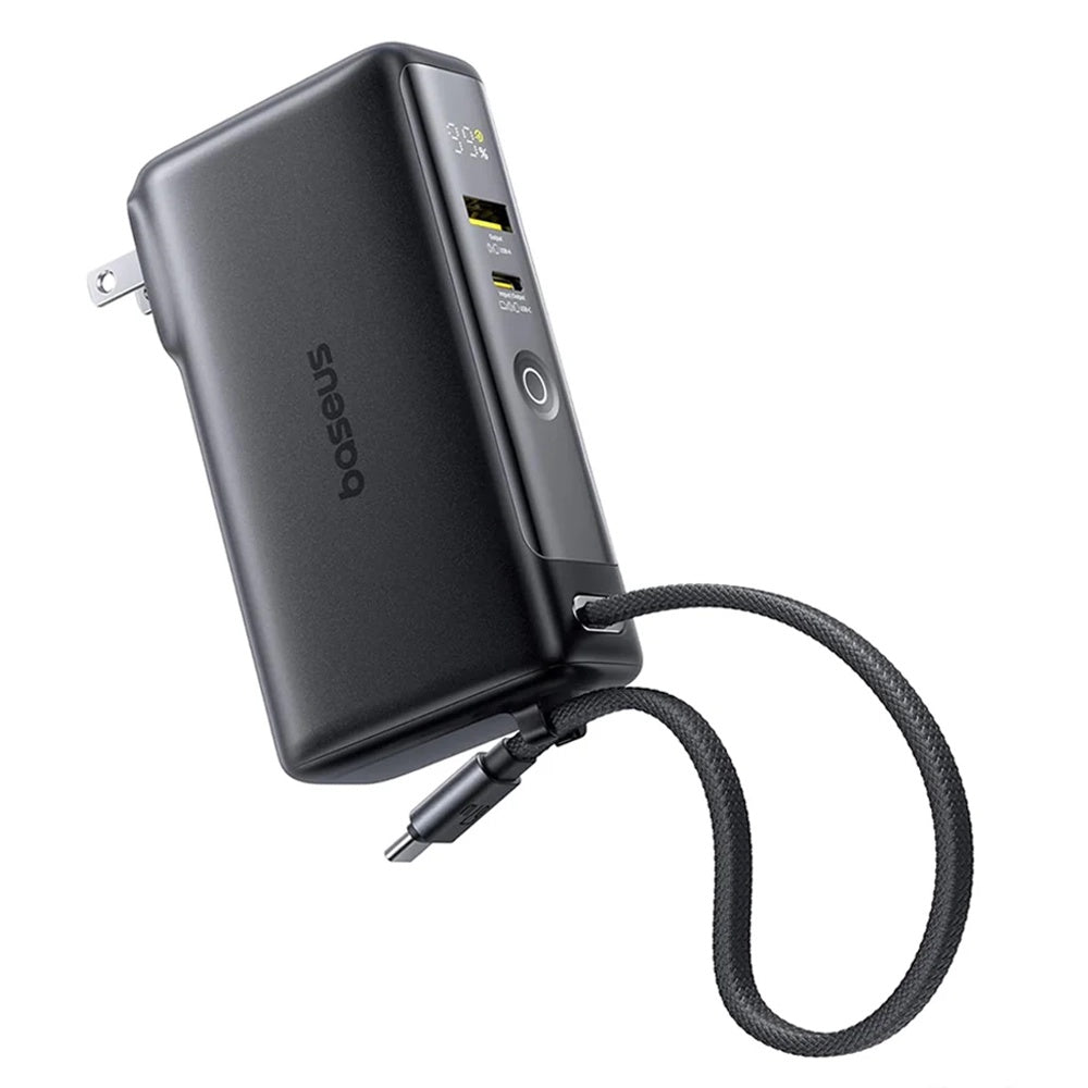 Batteria Esterna Baseus Nomos NT11 Omni US, 10000mAh, 67W, QC + PD, 1 x USB-A - 2 x USB-C, Nera P10078807123-00