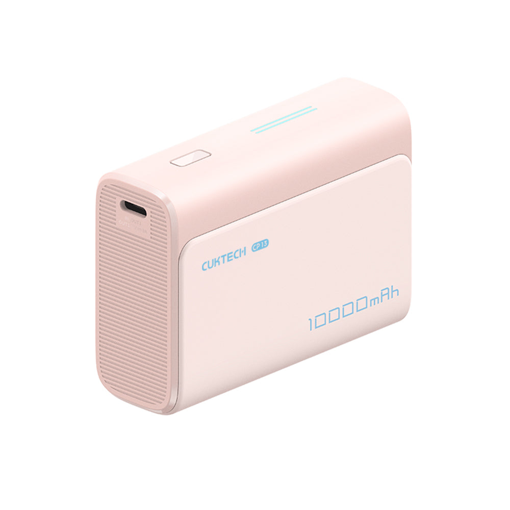 Batteria Esterna Cuktech CP13, 10000mAh, 30W, QC + PD, 1 x USB-A - 1 x USB-C, Rosa CUK0PB100DPK