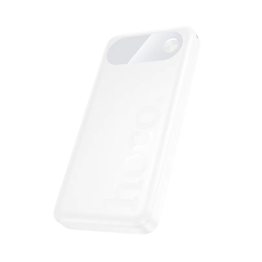 Batteria Esterna HOCO J154, 10000mAh, 22.5W, QC + PD, 1 x USB-C - 2 x USB-A, Bianca