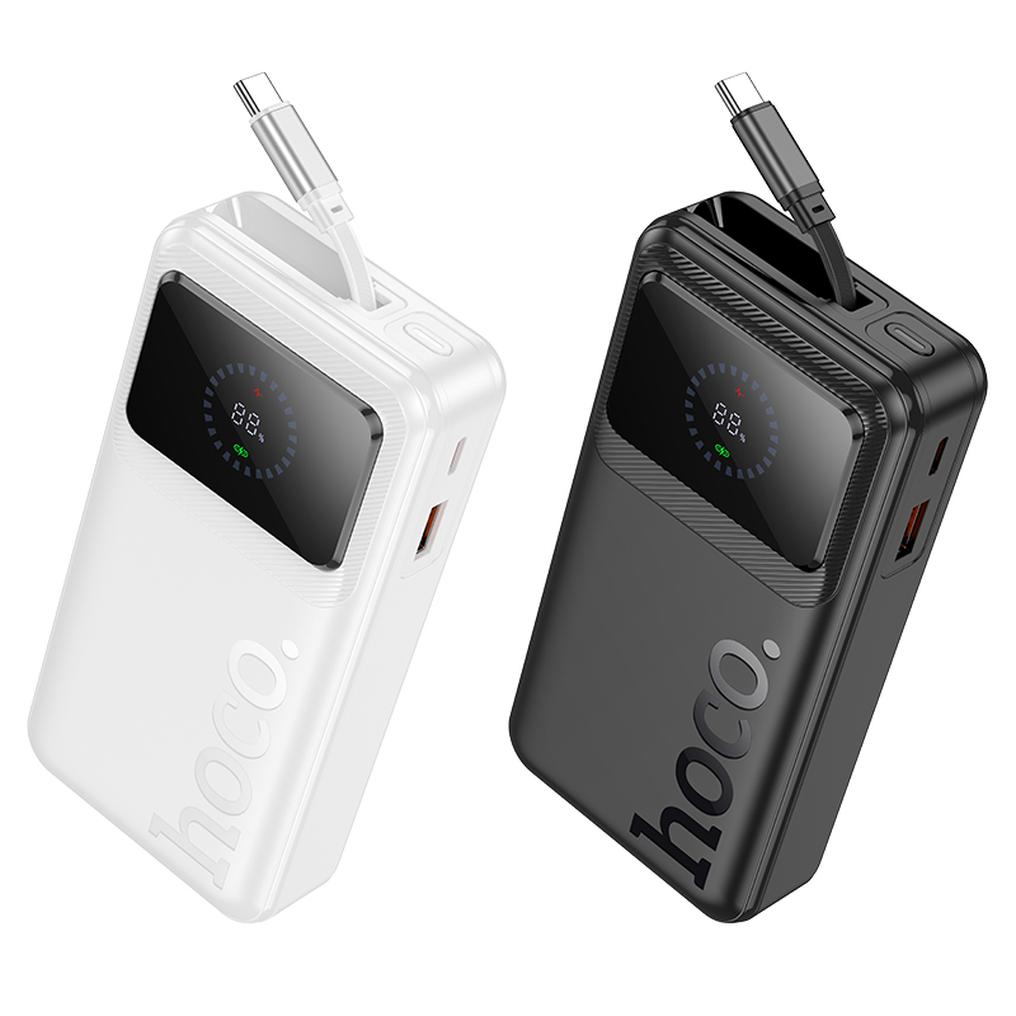 Power bank HOCO Q41, 20000 mAh, 22,5 W, QC + PD, 1 x USB-A - 2 x USB-C, bianco