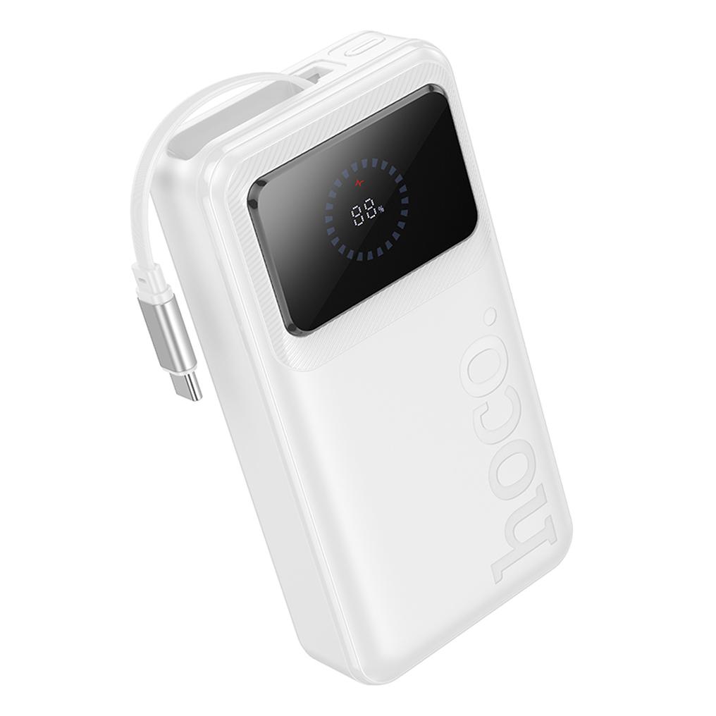 Power bank HOCO Q41, 20000 mAh, 22,5 W, QC + PD, 1 x USB-A - 2 x USB-C, bianco
