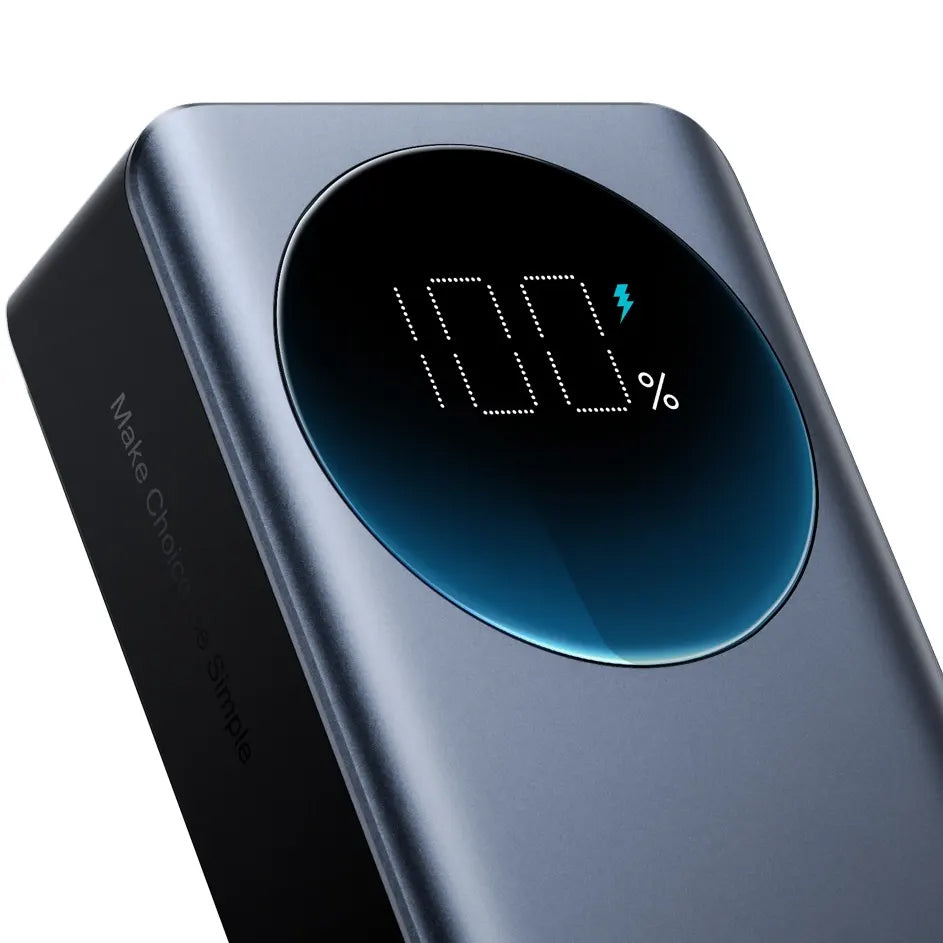 Batteria Esterna Joyroom JR-PBF05, 30000mAh, 65W, QC + PD, 1 x USB-A - 2 x USB-C, Nera