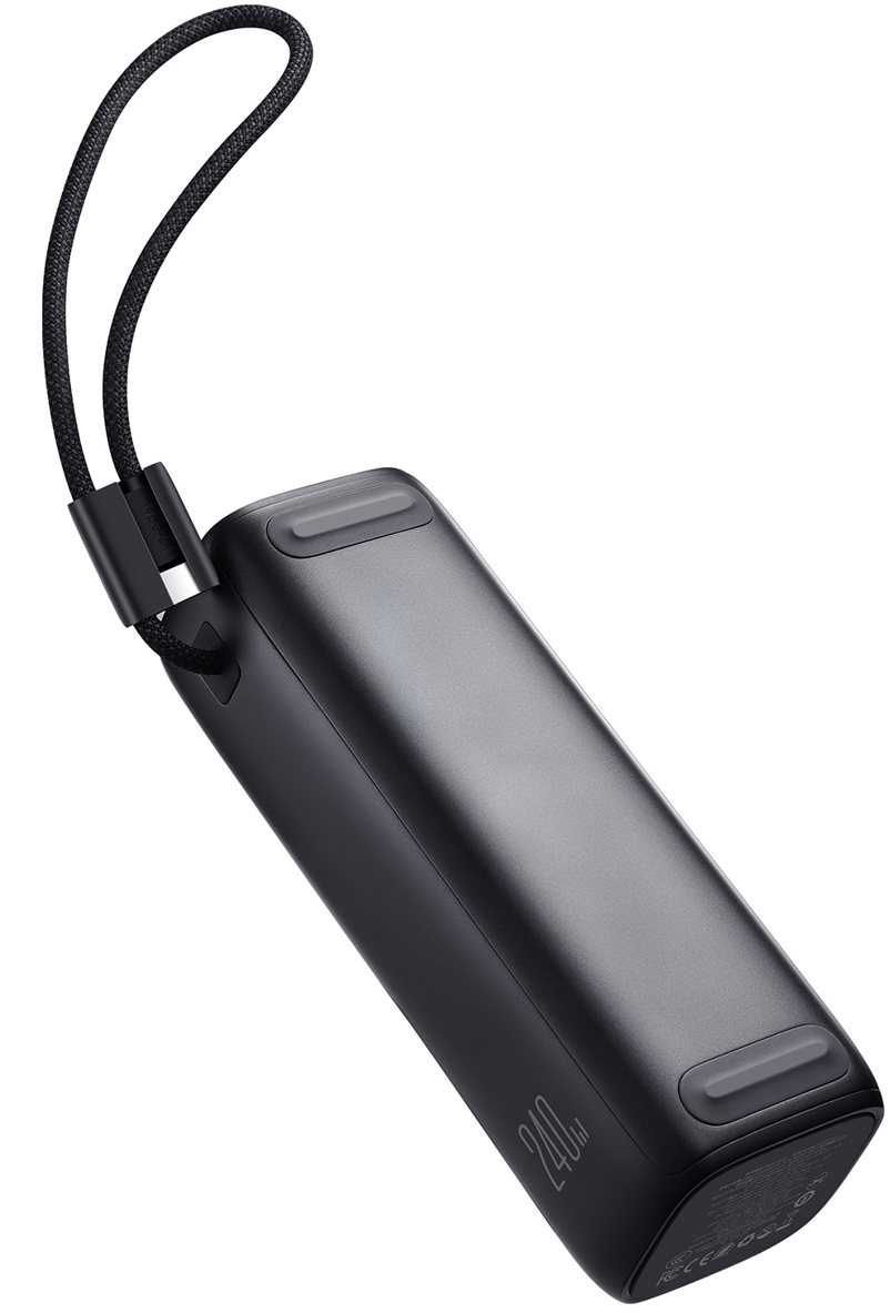 Batteria esterna Joyroom PODIX PR70, 25000 mAh, 240 W, QC + PD, 1 x USB-A - 3 x USB-C, nera