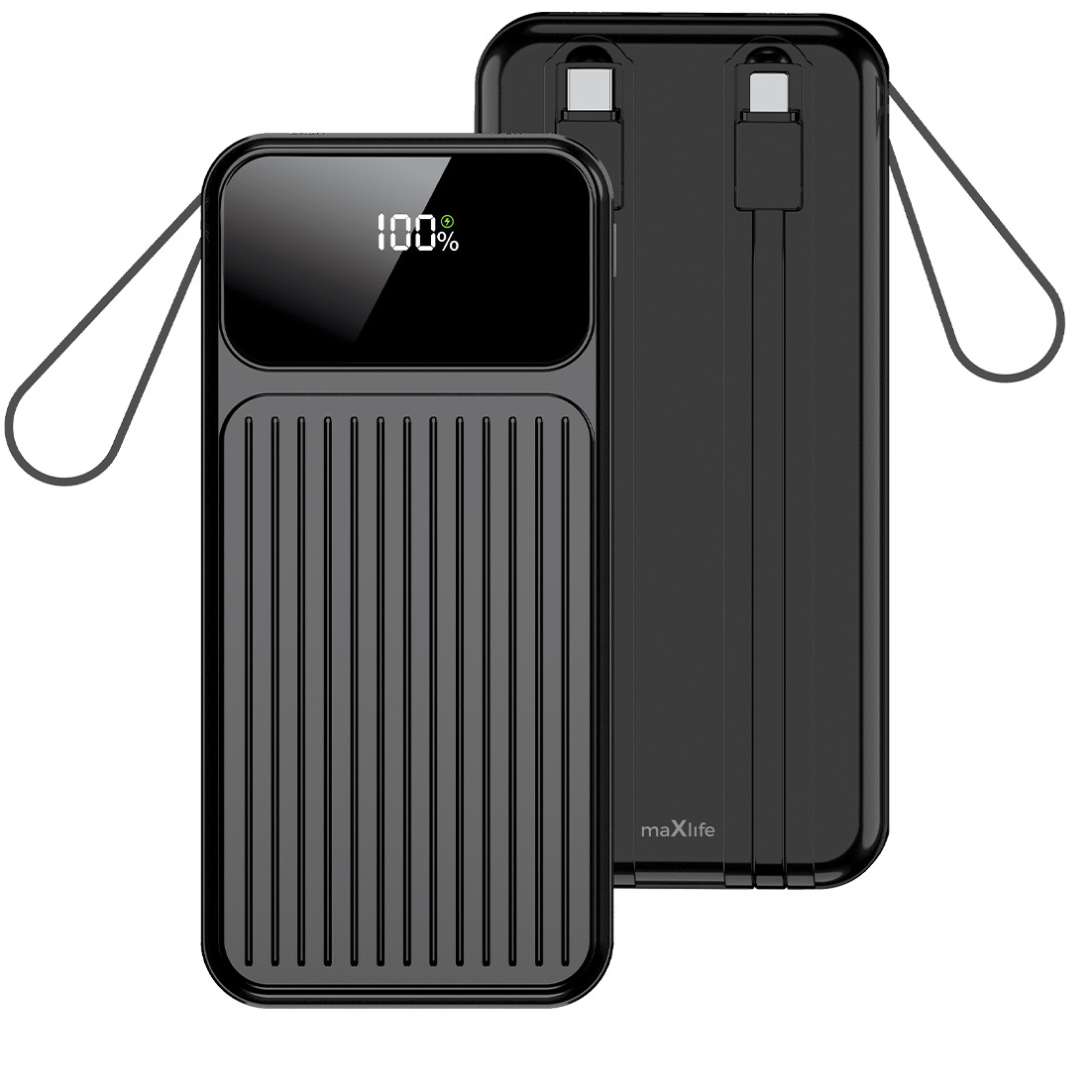 Batteria Esterna MaXlife MXPB-06, 10000mAh, 22.5W, QC + PD, 1 x Lightning - 2 x USB-A - 2 x USB-C, Nera