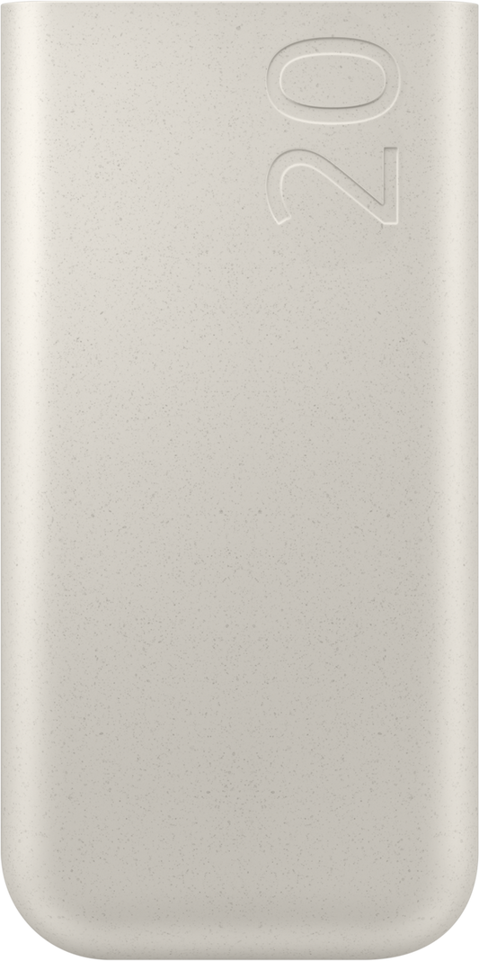 Batteria esterna Samsung, 20000mAh, 45W, PD, 3 x USB-C, Beige EB-P4520XUEGEU