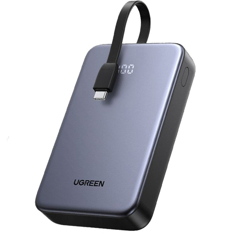 Batteria Esterna UGREEN PB505, 20000mAh, 22.5W, QC + PD, 1 x USB-A - 2 x USB-C, Grigio