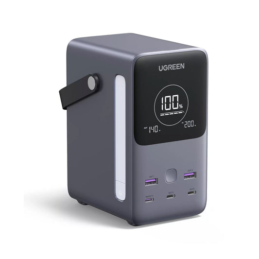 Batteria Esterna UGREEN PB770, 48000mAh, 300W, QC + PD, 2 x USB-A - 3 x USB-C, Grigio