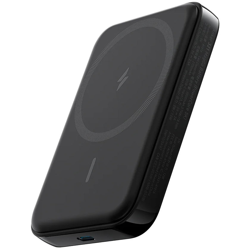 Batteria esterna wireless Anker 321 MagGo, 5000 mAh, 7,5 W, 1 x IQ, nero A1616G11