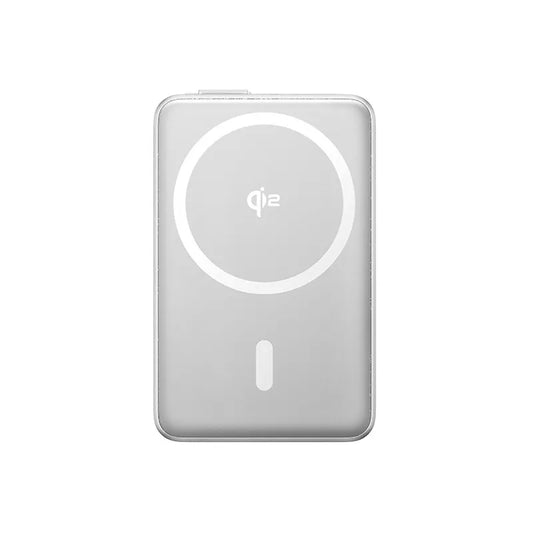 Batteria Esterna Wireless Baseus Nomos Kickstand, 10000mAh, 45W, PD + QI, 1 x QI - 1 x USB-C, Nera P10078800843-00