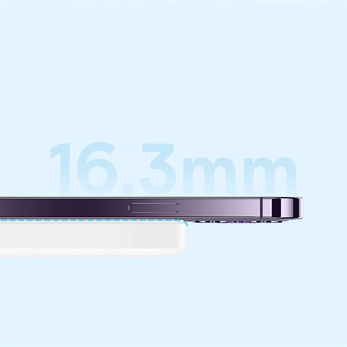 Batteria Esterna Wireless Baseus Magnetic Mini, 6000mAh, 20W, PD + FQI, 1 x QI - 1 x USB-C, Bianca P10059002223-00