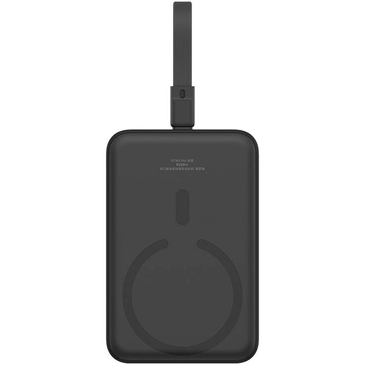 Batteria Esterna Wireless Baseus Magnetic Mini, 10000mAh, 20W, PD + FQI, 1 x Lightning - 1 x QI - 1 x USB-C, Nera P10022109113-00