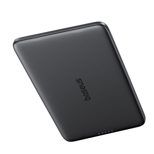 Batteria Esterna Wireless Baseus PicoGo AM41, 5000mAh, 20W, PD + FQI, 1 x QI - 1 x USB-C, Grigio P1007680C813-00
