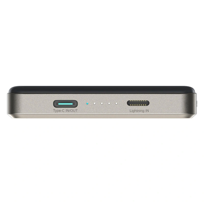 Batteria Esterna Wireless Joyroom JR-PBM08 Pro, 10000mAh, 22.5W, PD + FQI, 1 x QI - 2 x USB-C, Beige