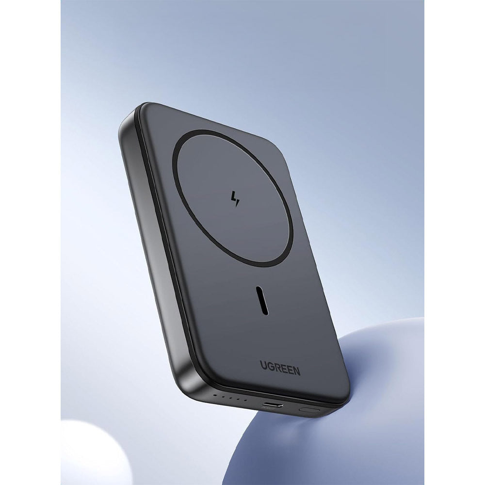 Batteria Esterna Wireless UGREEN PB561, 10000mAh, 20W, PD + FQI, 1 x QI - 1 x USB-C, Nera