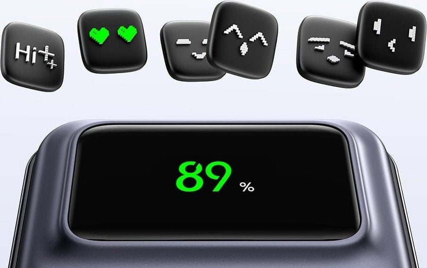 Batteria Esterna Wireless UGREEN PB571 Uno, 5000mAh, 20W, PD + FQI, 1 x QI - 1 x USB-C, Grigio