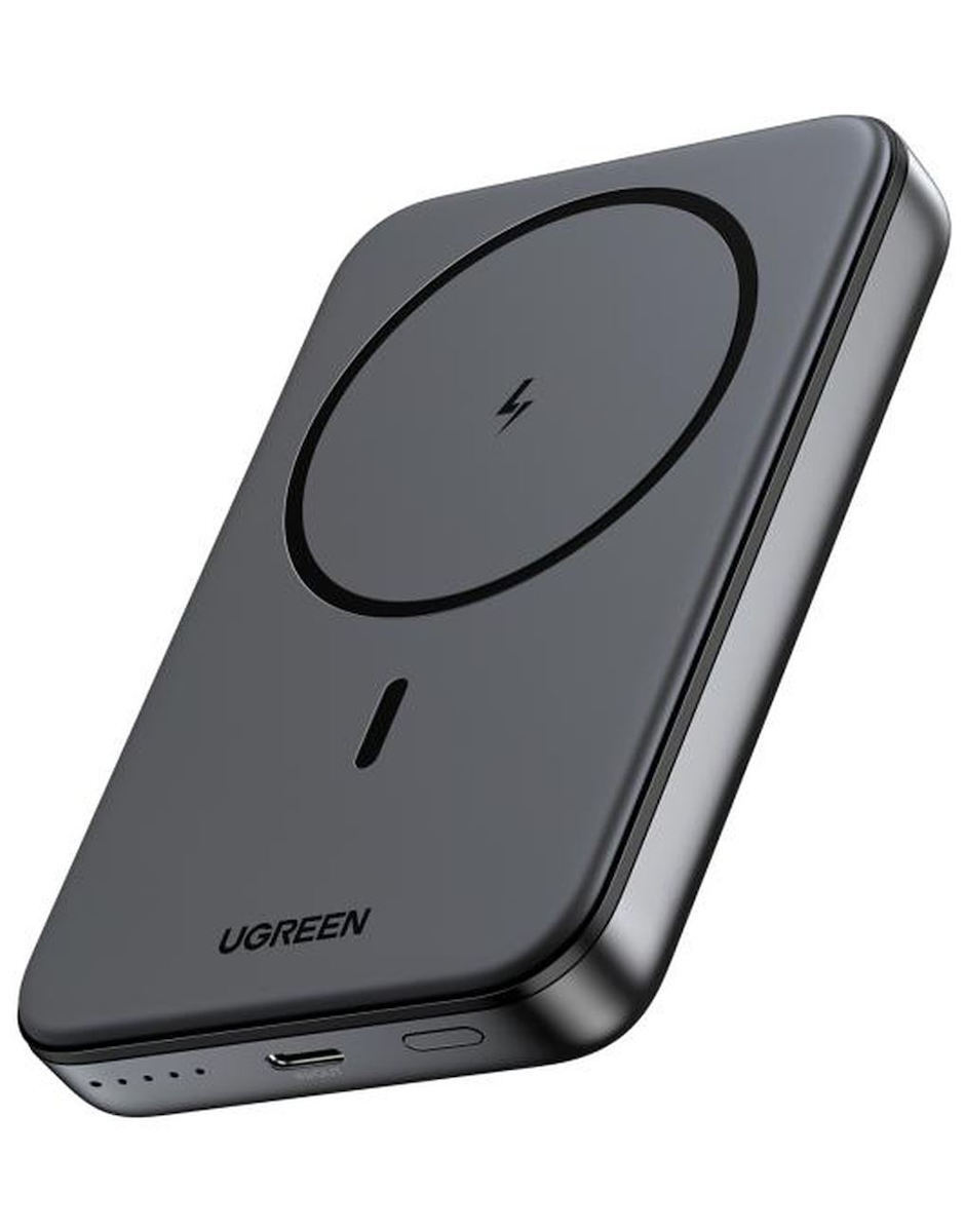 Batteria Esterna Wireless UGREEN PB561, 10000mAh, 20W, PD + FQI, 1 x QI - 1 x USB-C, Nera