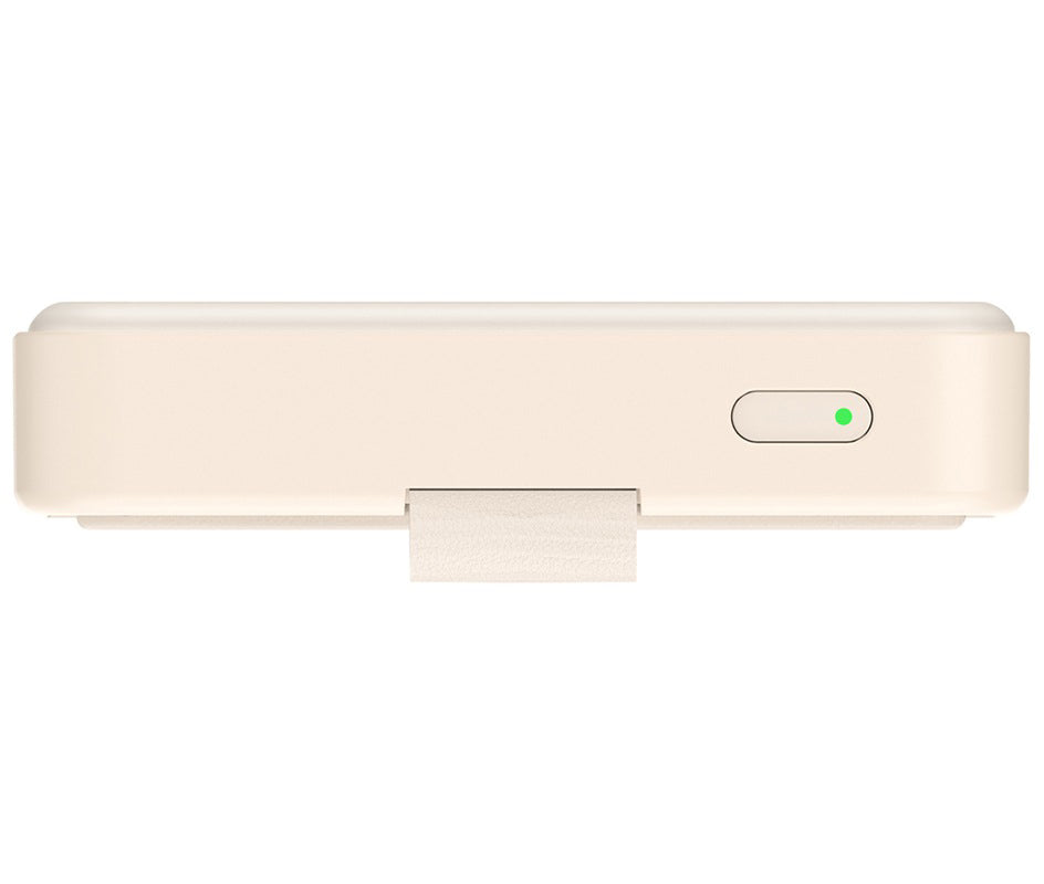 Batteria Esterna Wireless Xiaomi Mi Magnetic, 6000mAh, 15W, PD + FQI, 1 x QI - 1 x USB-C, Beige BHR9074GL