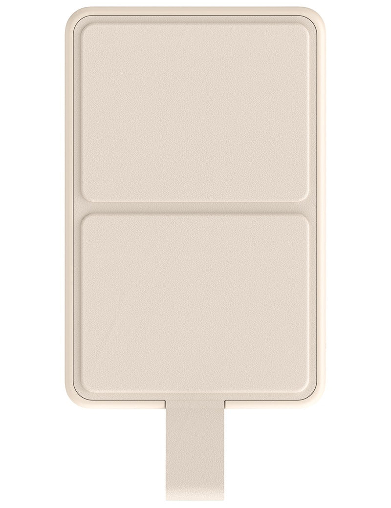 Batteria Esterna Wireless Xiaomi Mi Magnetic, 6000mAh, 15W, PD + FQI, 1 x QI - 1 x USB-C, Beige BHR9074GL