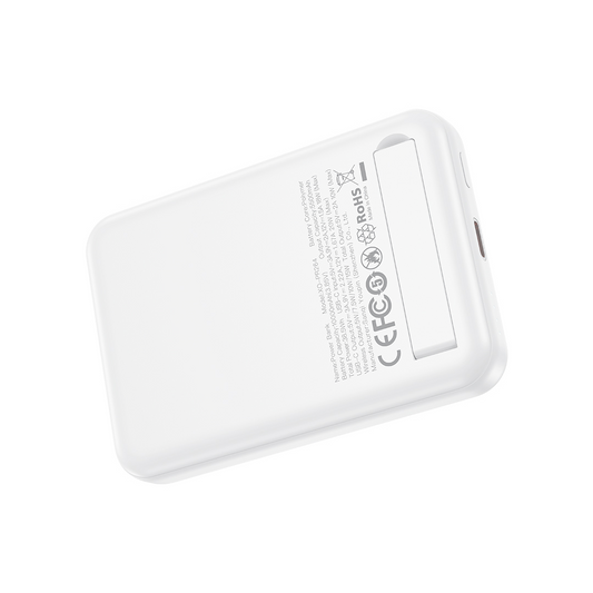 Batteria Esterna Wireless XO Design PR264, 10000mAh, 20W, PD + FQI, 1 x USB-C, Bianca