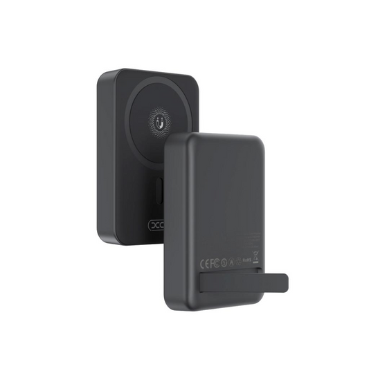 Batteria Esterna Wireless XO Design PR231, 10000mAh, 20W, PD + FQI, 1 x QI - 1 x USB-C, Nera, Ricondizionata