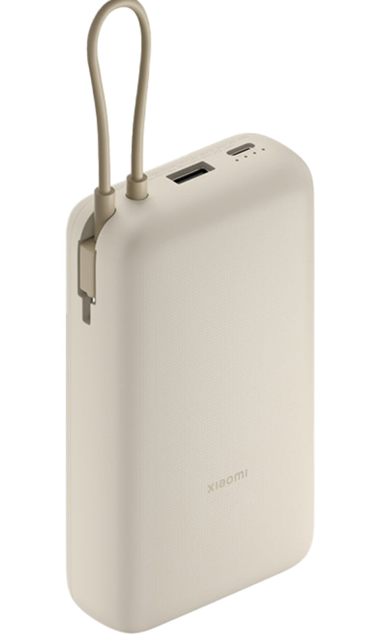 Batteria Esterna Xiaomi, 20000mAh, 33W, QC + PD, 1 x USB-A - 2 x USB-C, Beige BHR8851GL