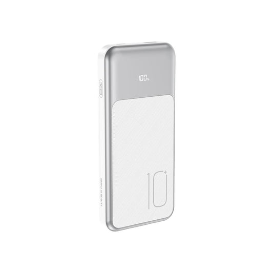 Batteria Esterna XO Design PR248, 10000mAh, 22.5W, QC + PD, 1 x Lightning - 1 x USB-A - 2 x USB-C, Bianca