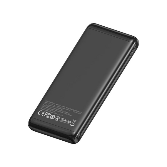 Batteria Esterna XO Design PB308, 10000mAh, 22.5W, QC + PD, 1 x USB-A - 1 x USB-C, Nera