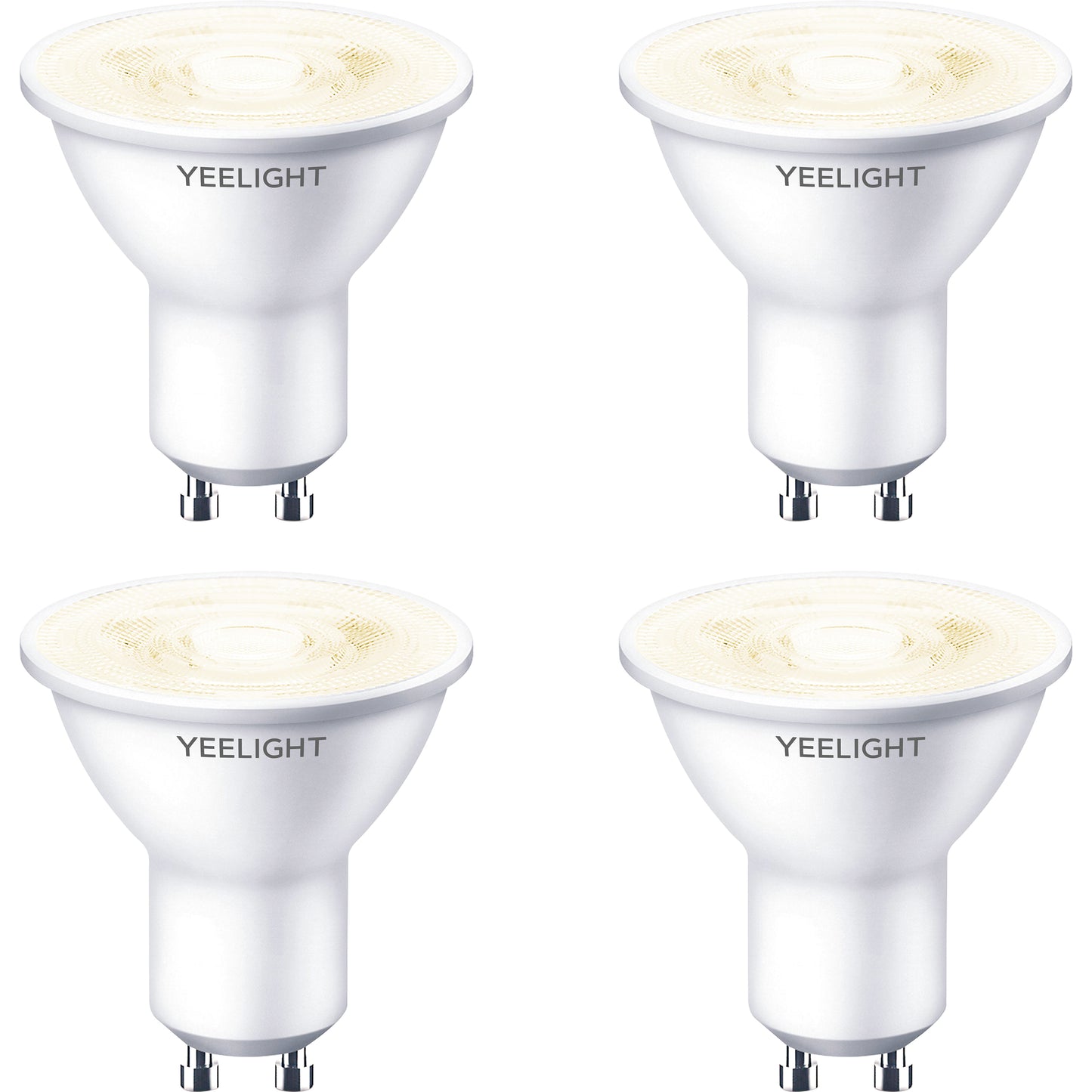 Lampadina LED Yeelight W1, Wi-Fi, GU10, 4.8W, 2700K, 350lm, Set 4 pezzi YLDP004