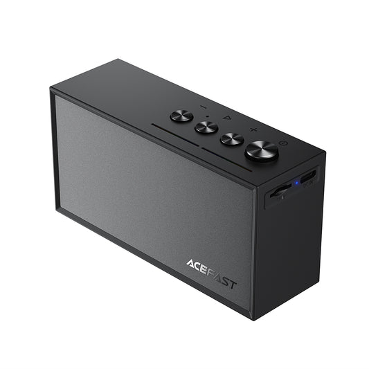 Cassa Bluetooth Acefast K9 Go, 7W, TWS, RGB, Impermeabile, Nera