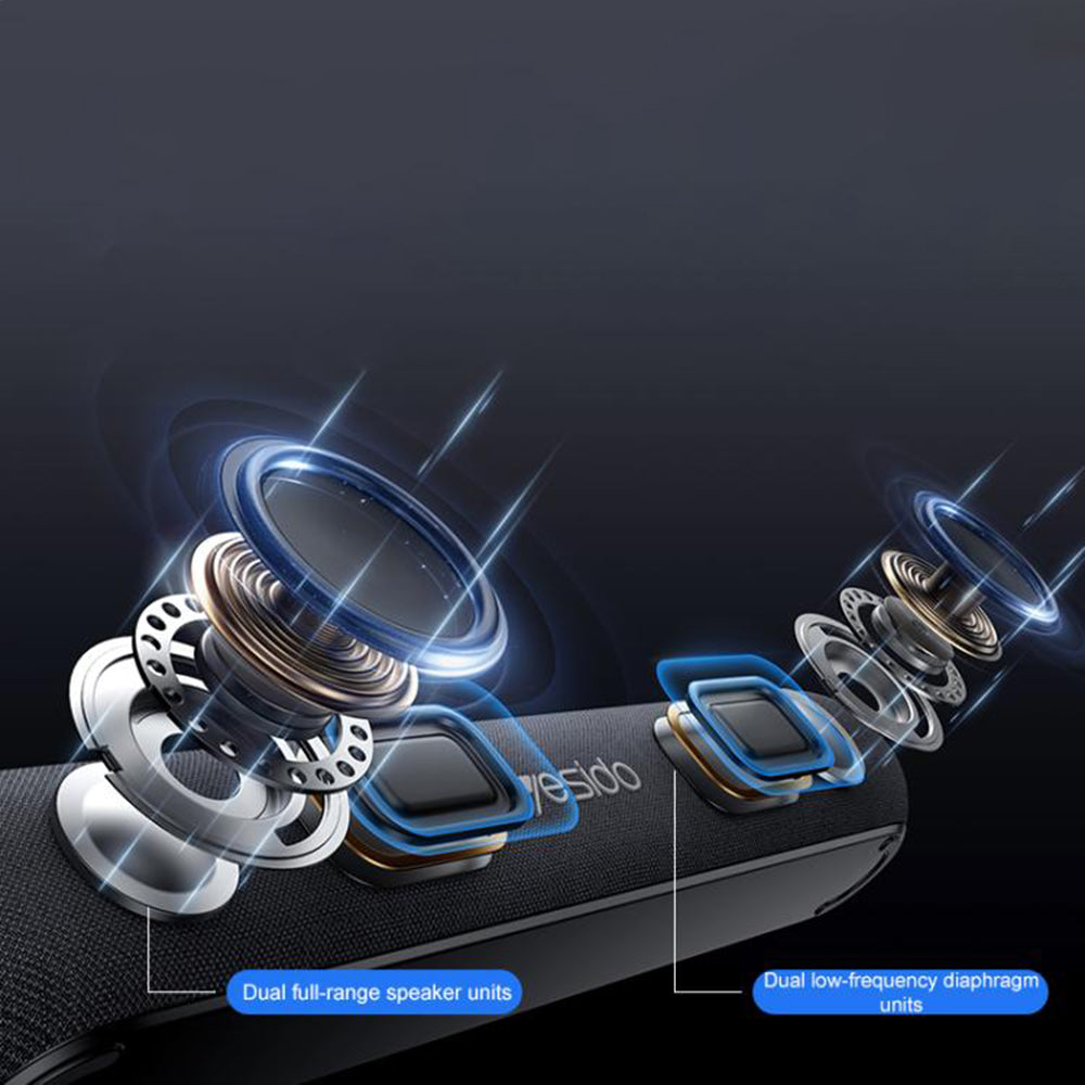 Cassa Bluetooth Yesido YSW42, 20W, Nera