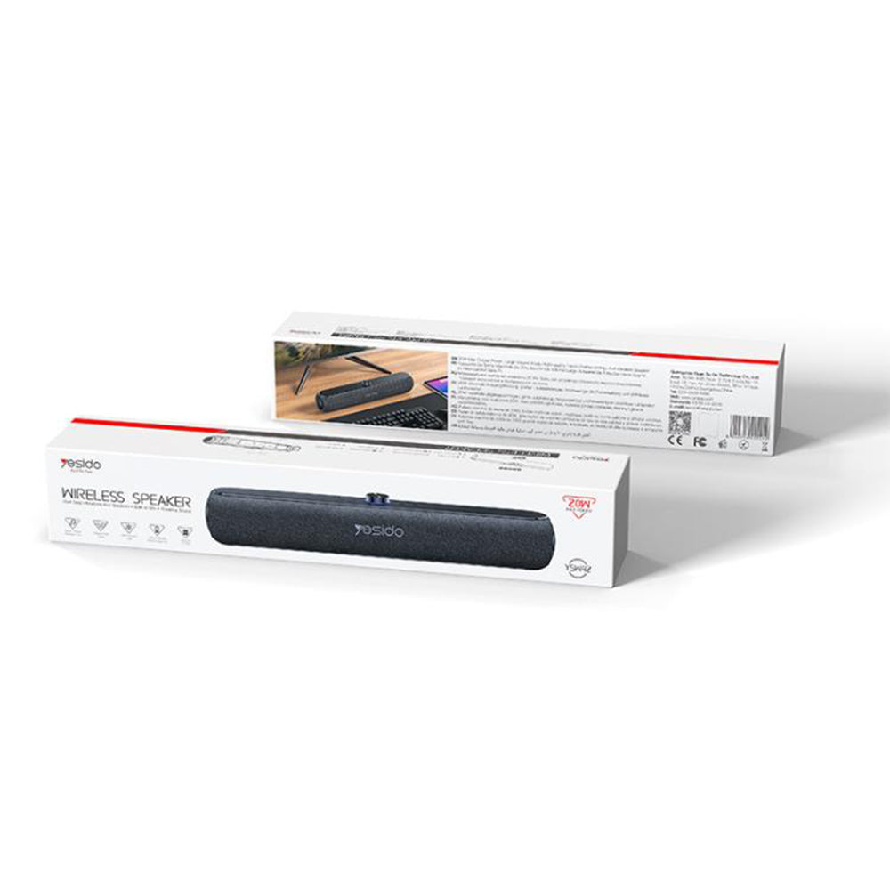 Cassa Bluetooth Yesido YSW42, 20W, Nera