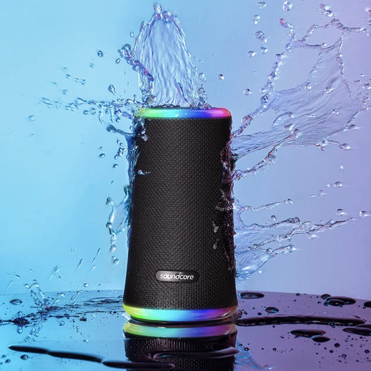 Cassa Bluetooth Anker SoundCore Flare 2, 20W, RGB, Impermeabile, Nera A3165G11