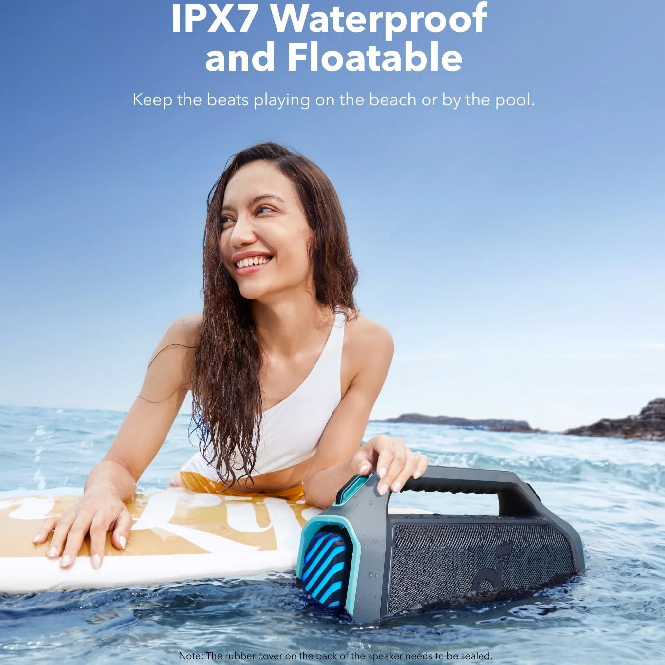 Cassa Portatile Bluetooth Anker SoundCore Boom 2 Plus, 140W, TWS, RGB, Impermeabile, Blu A3134031