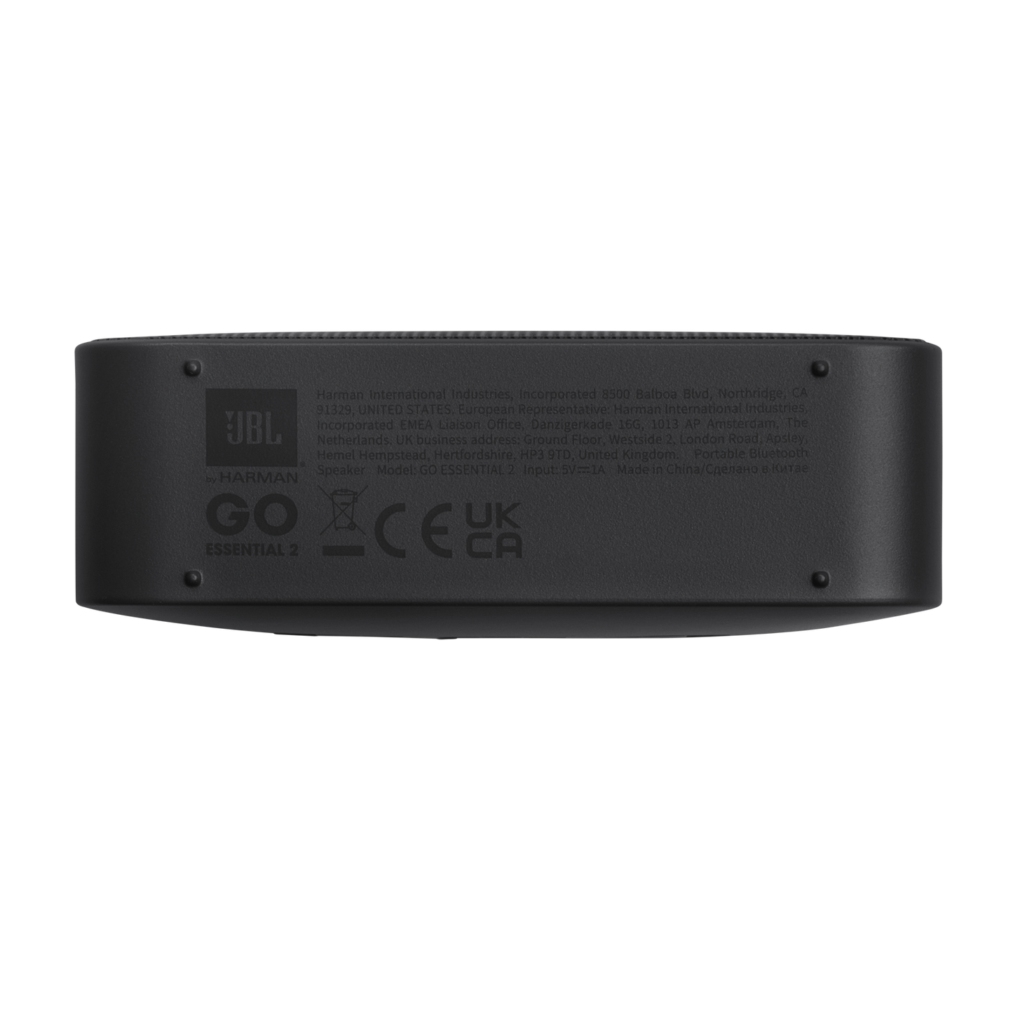 Cassa Portatile Bluetooth JBL Go Essential 2, 3.1W, Pro Sound, Impermeabile, Nera JBLGOES2BLKCN