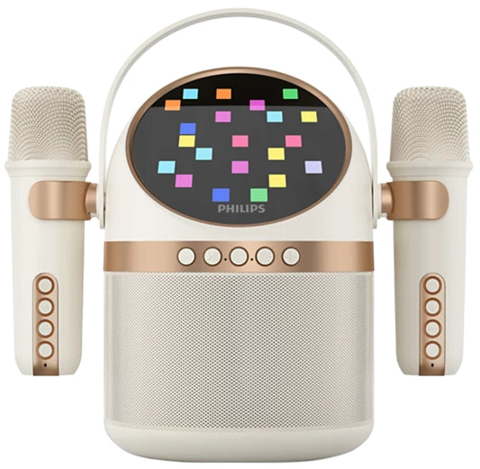 Cassa Portatile Bluetooth Philips, 10W, Karaoke, Beige TAS2509WT/00