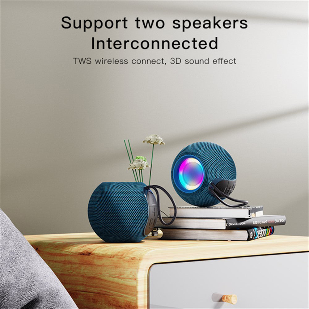 Cassa Portatile Bluetooth Yesido YSW13, 5W, RGB, Blu