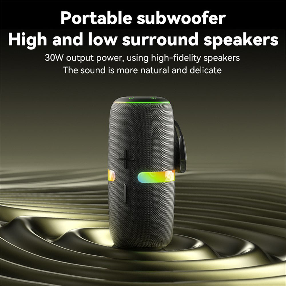 Cassa Portatile Bluetooth Yesido YSW22, 30W, RGB, Impermeabile, Nera