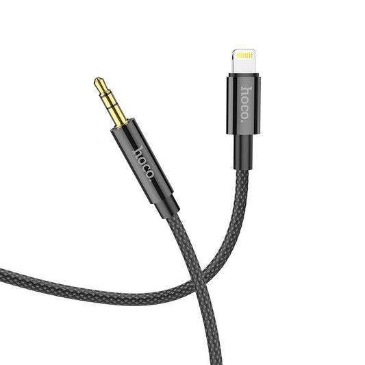Cavo audio 3,5 mm - Lightning HOCO UPA19, 1 m, nero