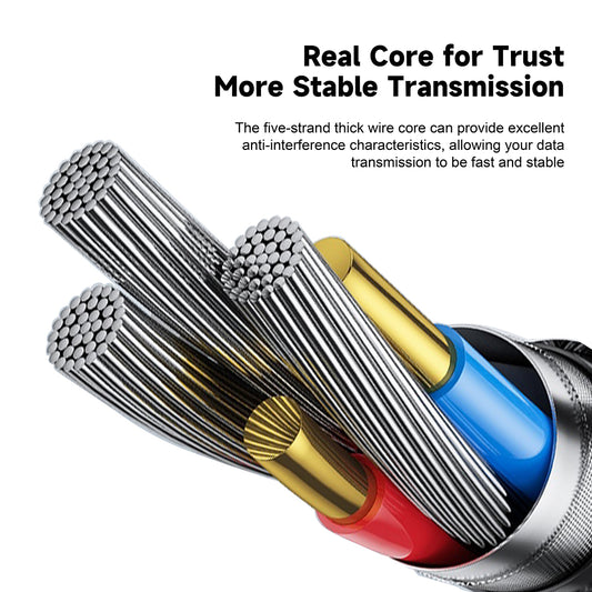 Lightning Audio Cable - 3.5mm Lito LA01L, 1m, Black