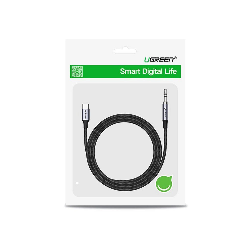 Cavo Audio USB-C - 3.5mm UGREEN CM450 (20192), 1m, Grigio