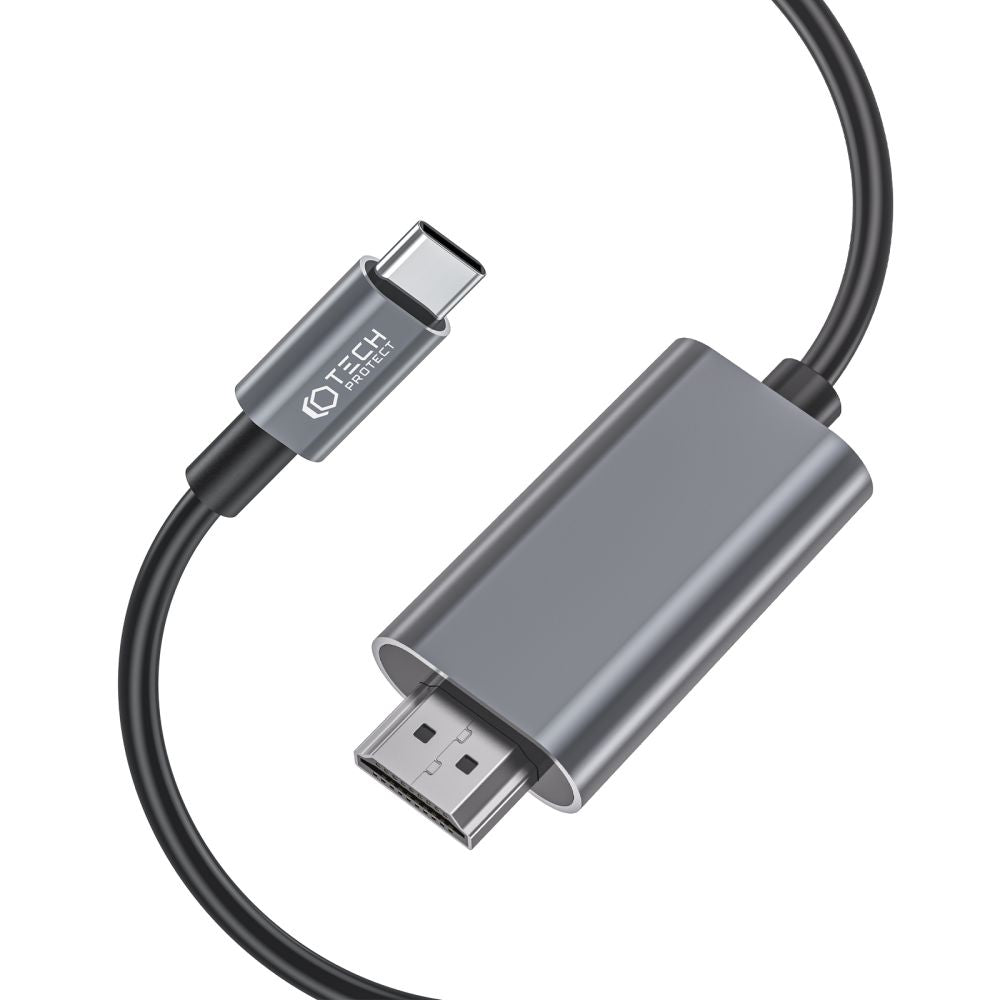 Cavo audio e video USB-C - HDMI Tech-Protect Ultraboost, 2 m, nero