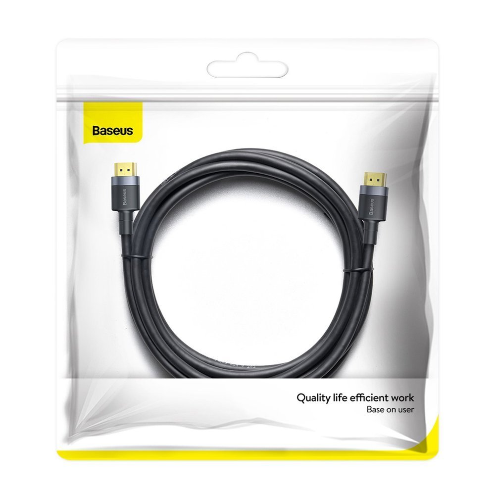 Cavo Video Baseus Cafule, HDMI - HDMI, 4K, 3m, Nero CADKLF-G01