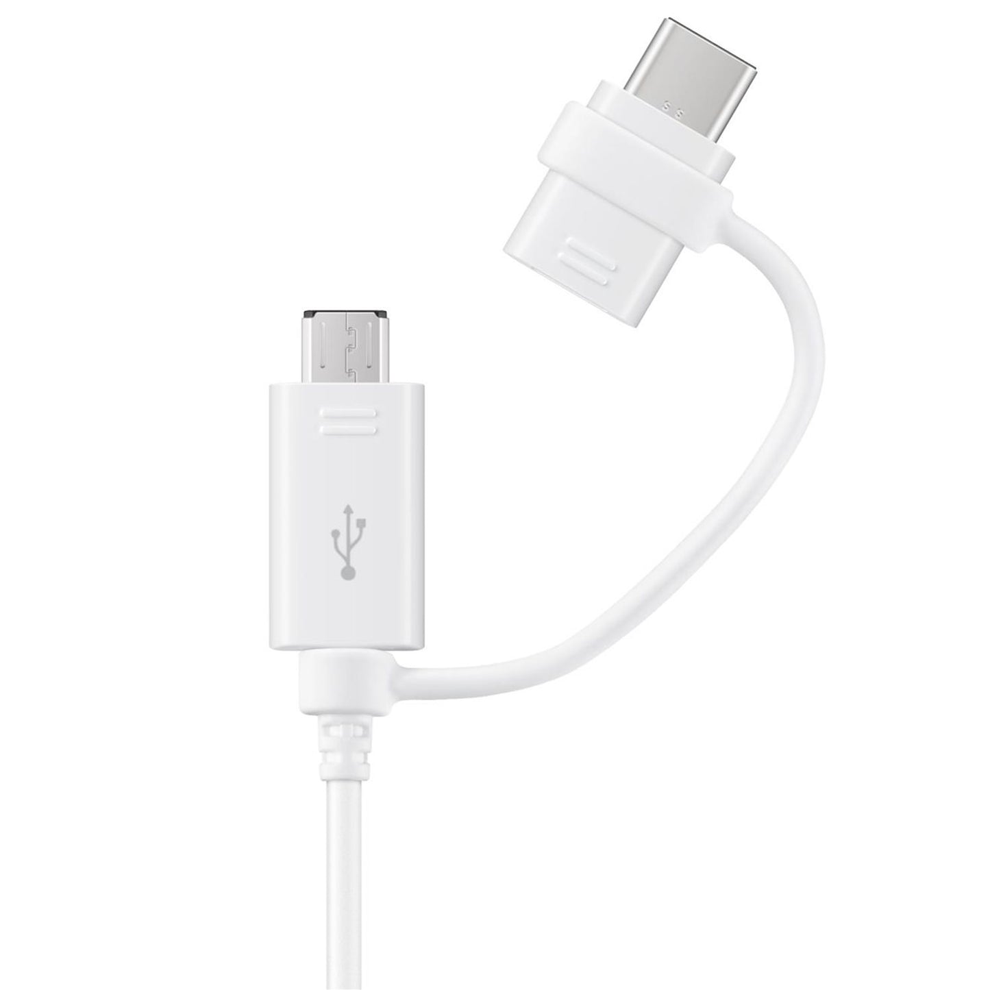 Cavo Dati e Ricarica USB-A - USB-C / microUSB Samsung Combo 2in1, 18W, 1.5m, Bianco EP-DG930DWEGWW