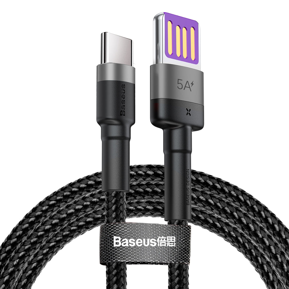 Cavo Dati e Ricarica USB-A - USB-C Baseus Cafule Special Edition, 40W, 1m, Grigio CATKLF-PG1