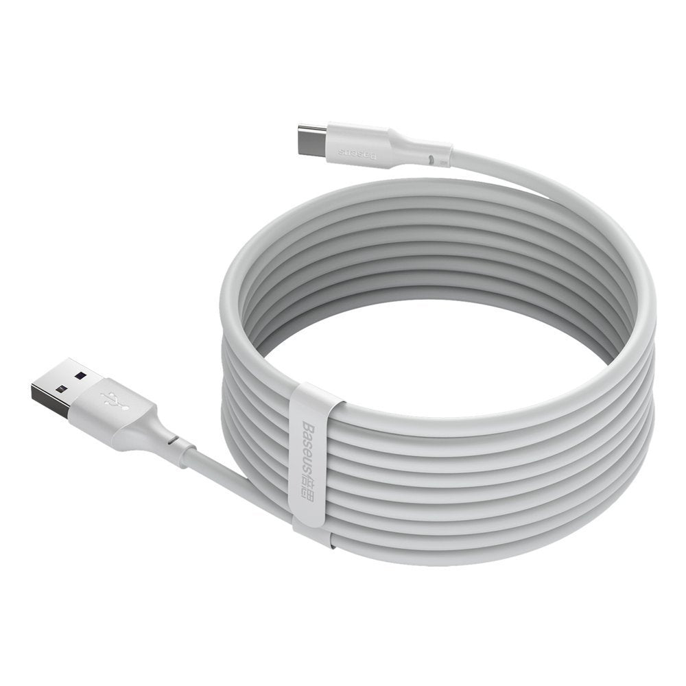 Cavo Dati e Ricarica USB-A - USB-C Baseus, 40W, 1.5m, Set 2 pezzi, Bianco TZCATZJ-02