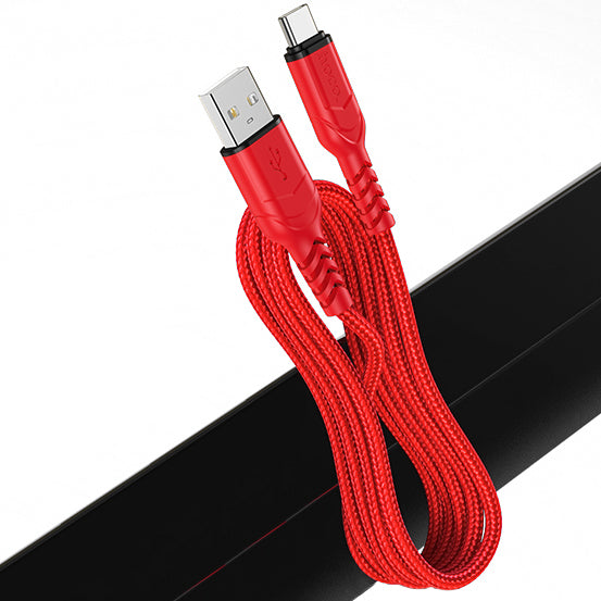 Cavo Dati e Ricarica USB-A - USB-C HOCO X59 Victory, 18W, 1m, Rosso