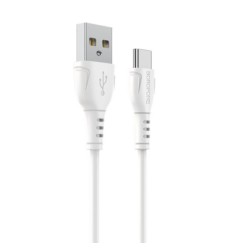 Cavo Dati e Ricarica USB-A - USB-C Borofone BX51 Triumph, 20W, 1m, Bianco